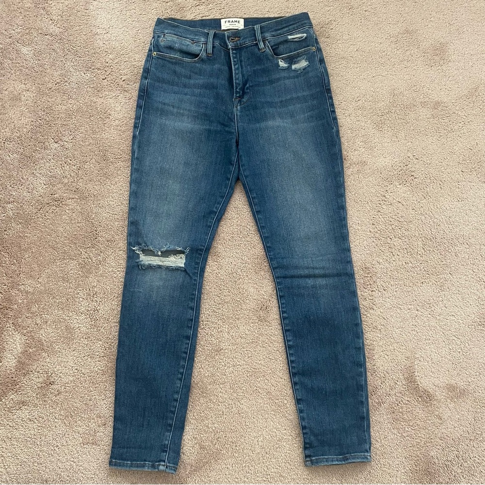 Frame Le High Skinny Jeans